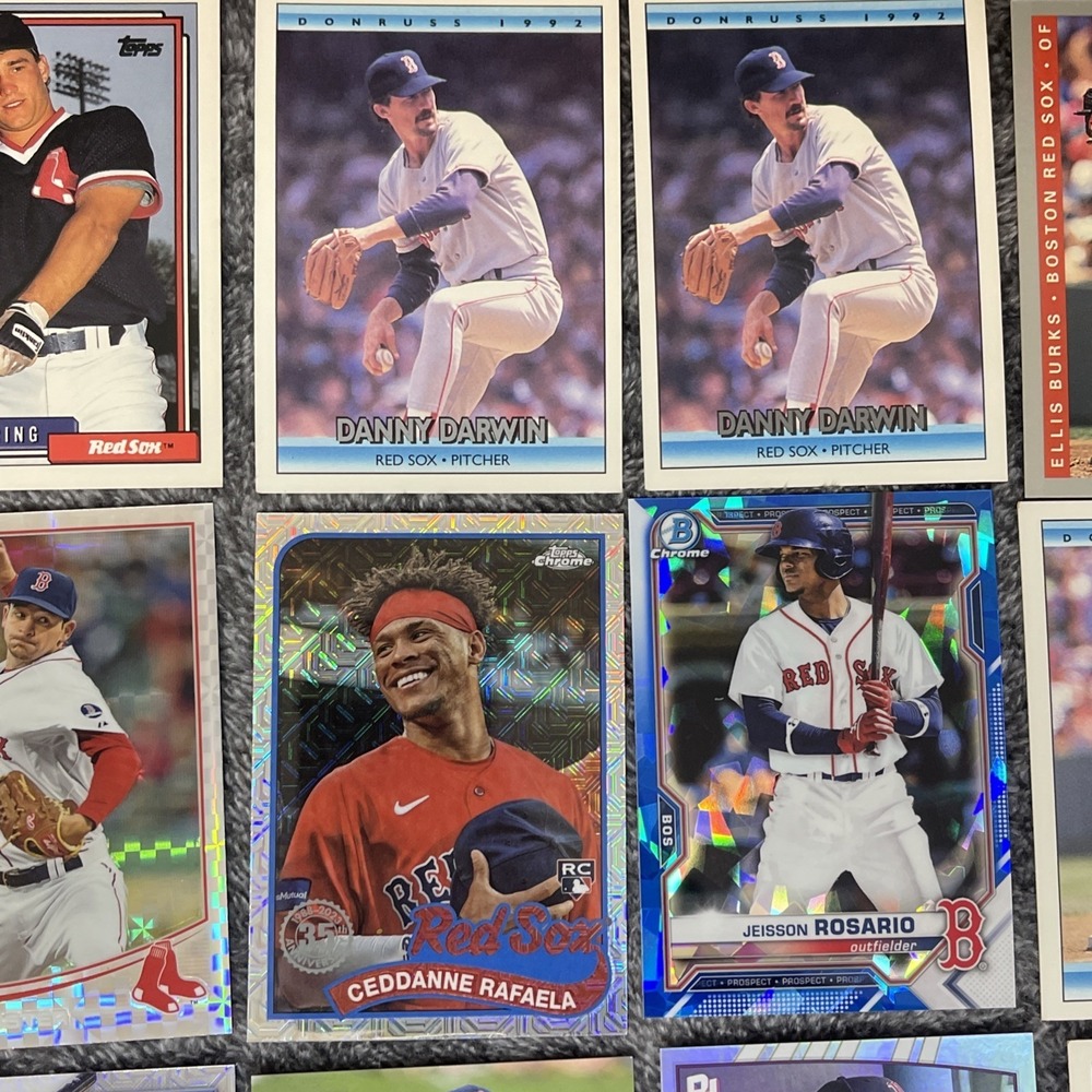 Boston Red Sox Baseball 21 Card Lot - Auto, Rookies,‎ Base, Insert, Parallel - Picture 4 of 9